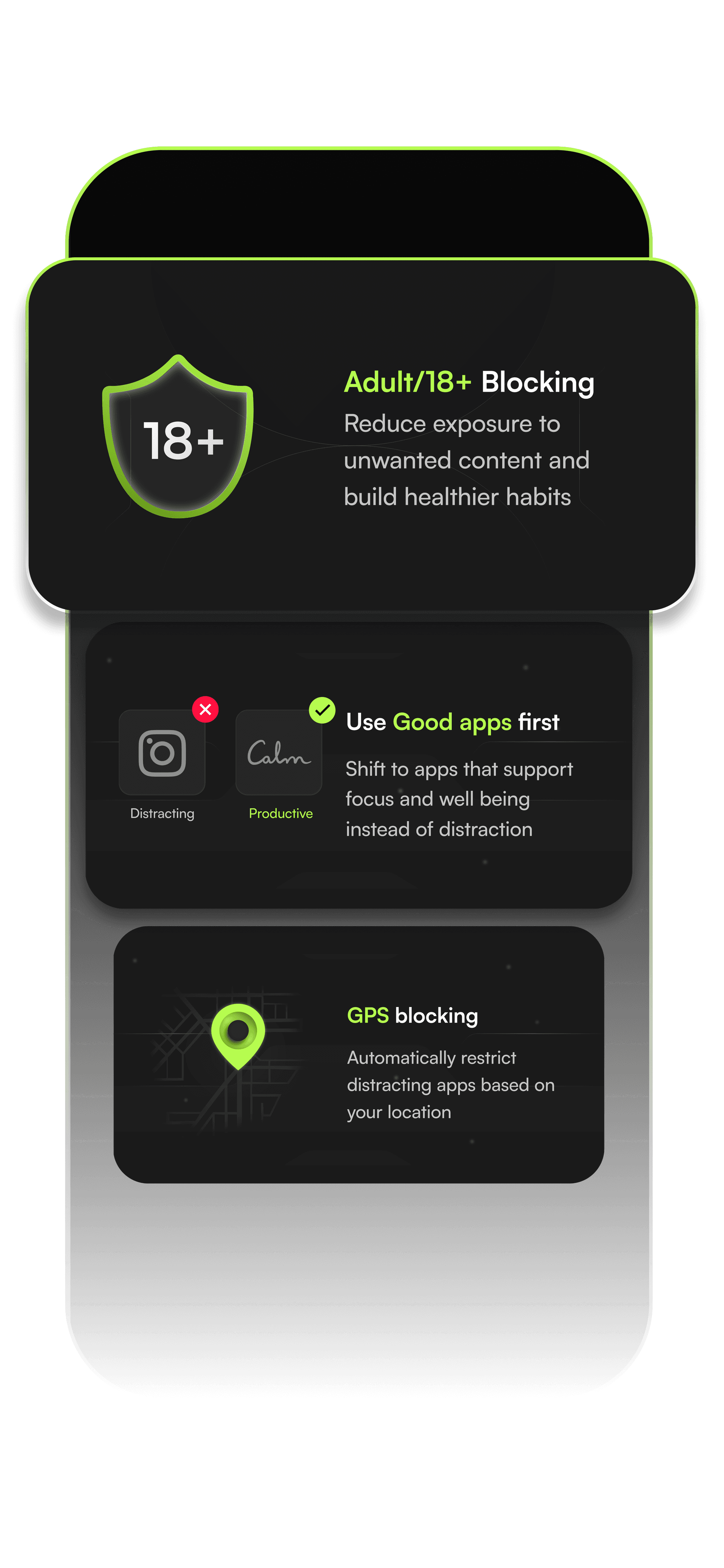Jolt Special Rules - GPS blocking, Good Apps First and Block 18+